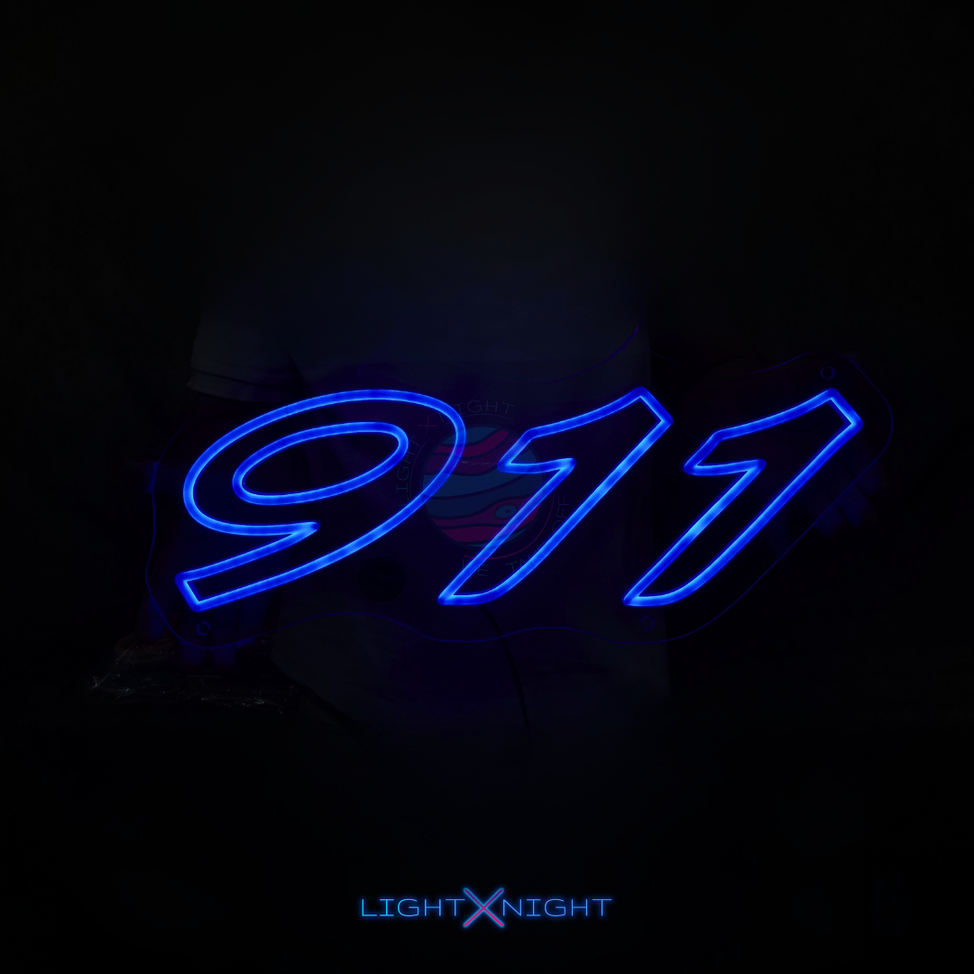 Porsche 911 neon sign product image
