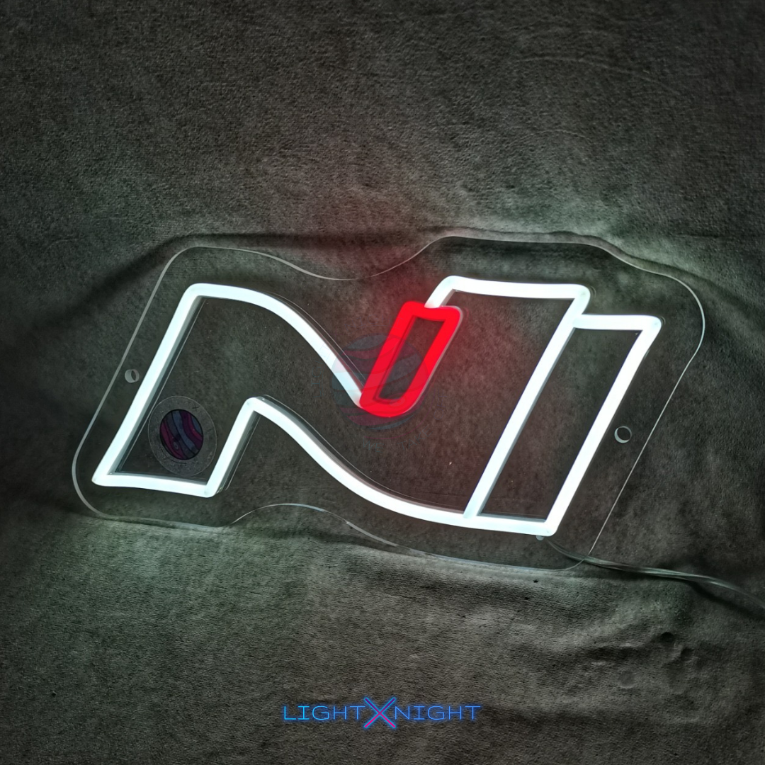 Hyundai N Neon Sign, Hyundai N LED Sign, Mancave Light, Hyundai N Decoration