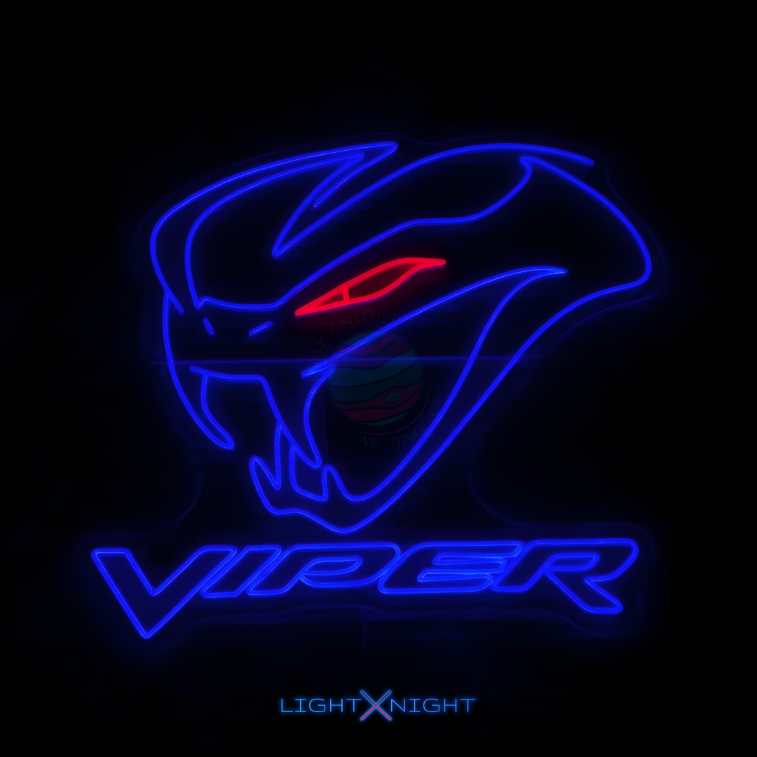 Dodge Viper Set Neon Sign – Light X Night