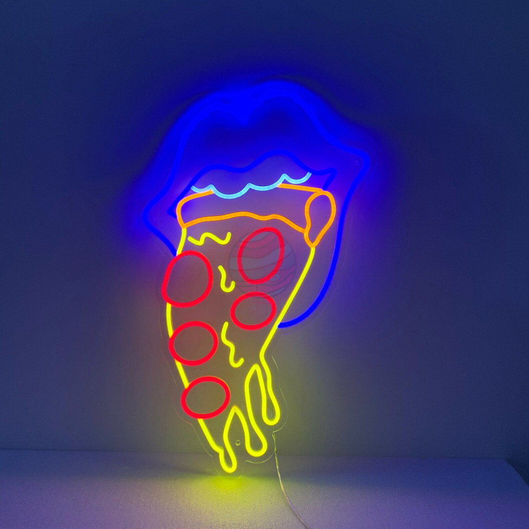 Pizza Neon Sign, Pizza Led Neon Light, Pizza Led Neon Sign