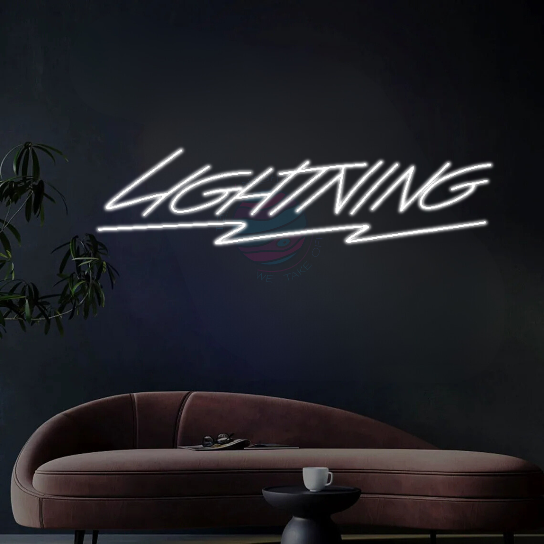 Lightning Neon Sign