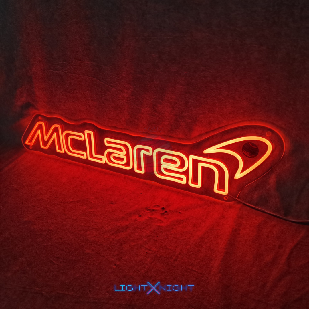 McLaren Neon Sign, McLaren Led Neon Sign, McLaren Neon Light