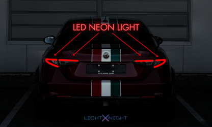 Alfa Romeo Neon Poster