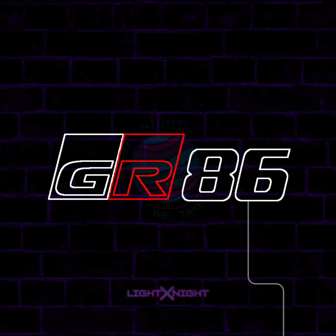 Toyota GR86 Neon Sign