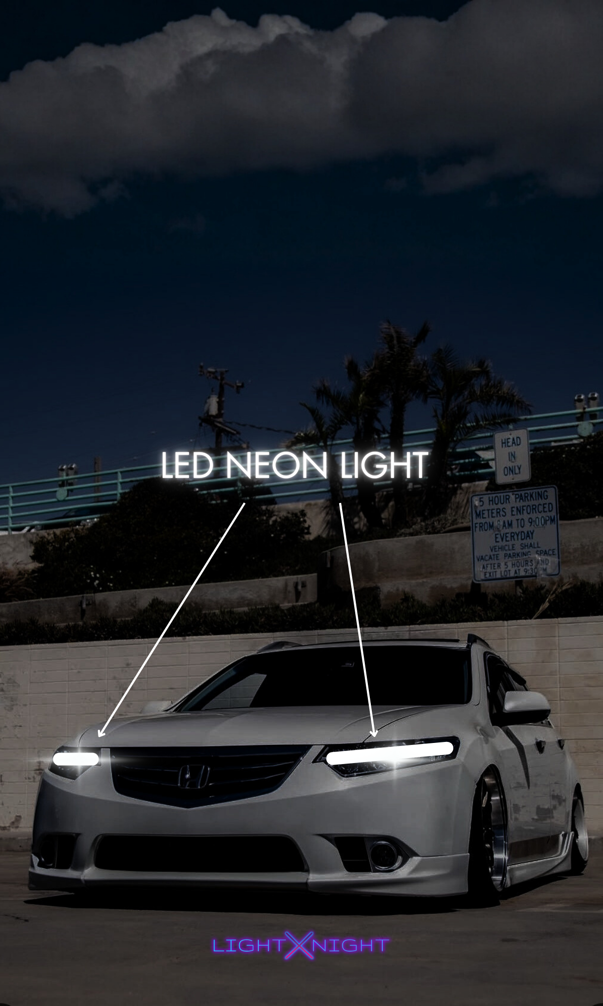 Custom Honda Neon Poster