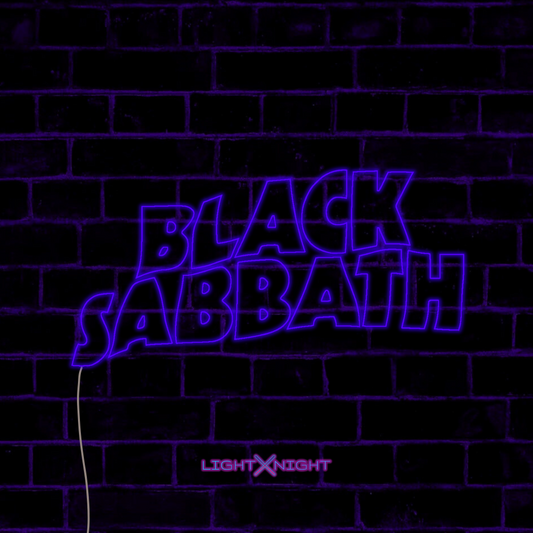 Black Sabbath Neon Sign