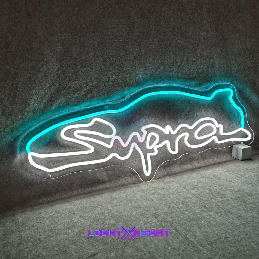 Supra Led Neon Sign, Supra Neon Light, Light X Night Supra Neon Sign