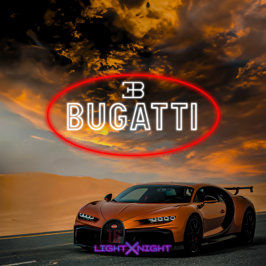 Bugatti Neon Sign, Bugatti Led Neon Sign,Bugatti Neon Light,Bugatti Logo Neon Sign