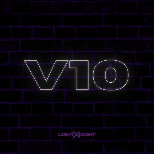 V10 Neon Sign