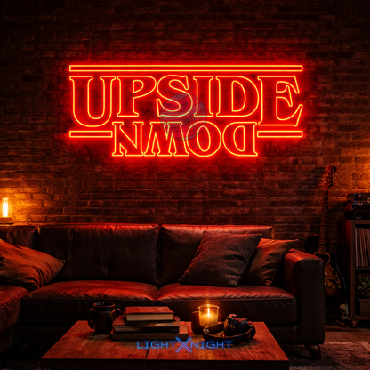 Upside Down Neon Sign