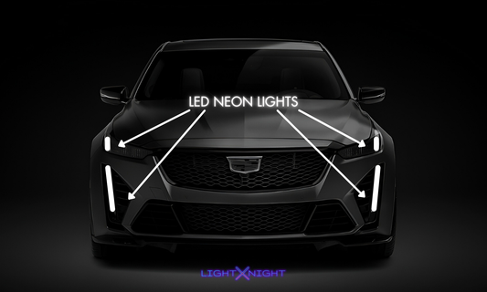 Cadillac CT5-V Neon Poster