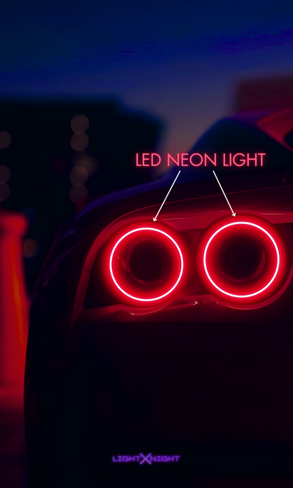 Ferrari 812 Neon Poster