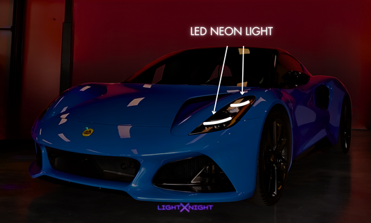 Lotus Emira Neon Poster
