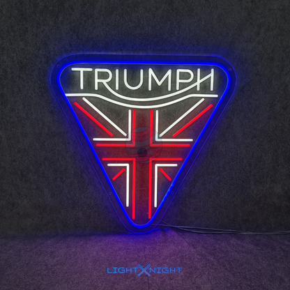 Triumph Neon Sign