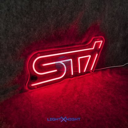 Subaru STI Neon Sign