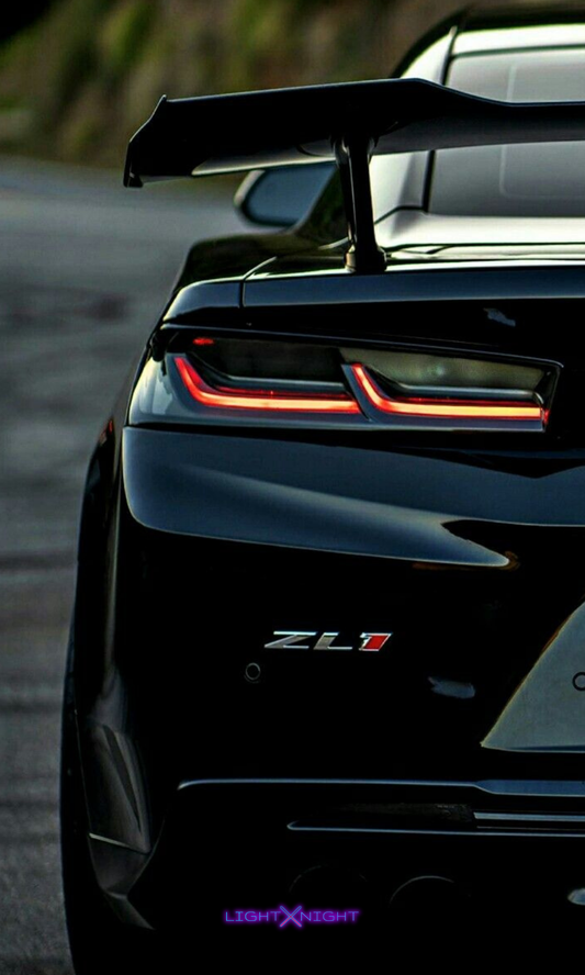 Chevrolet Camaro Rear Neon Poster