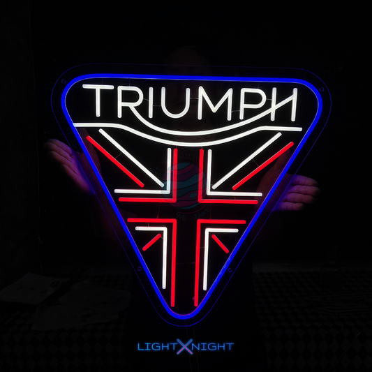 Triumph Neon Sign