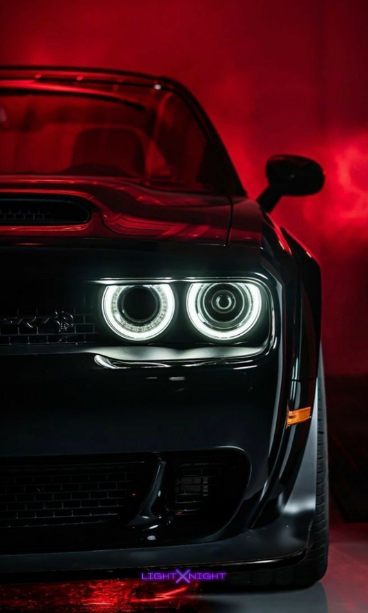 Dodge Demon Neon Poster