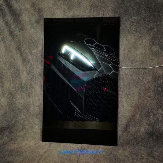 Audi RS5 Neon Poster