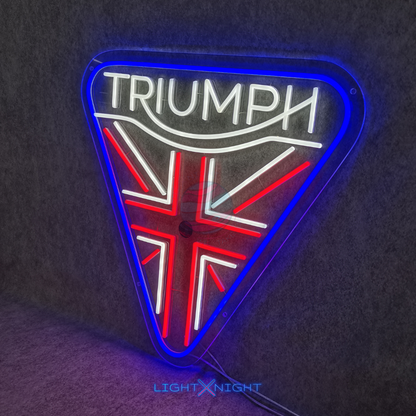 Triumph Neon Sign