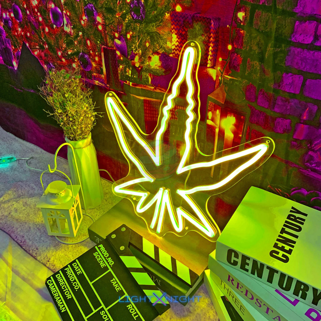 Weed Leaf Neon Sign