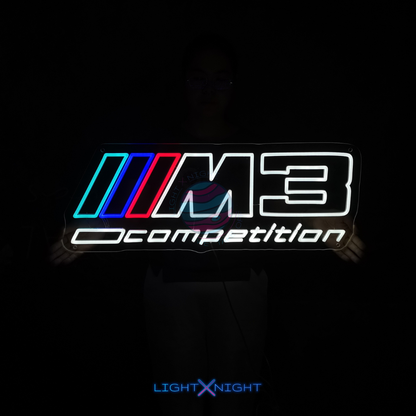 BMW M3 Competition Neon Sign