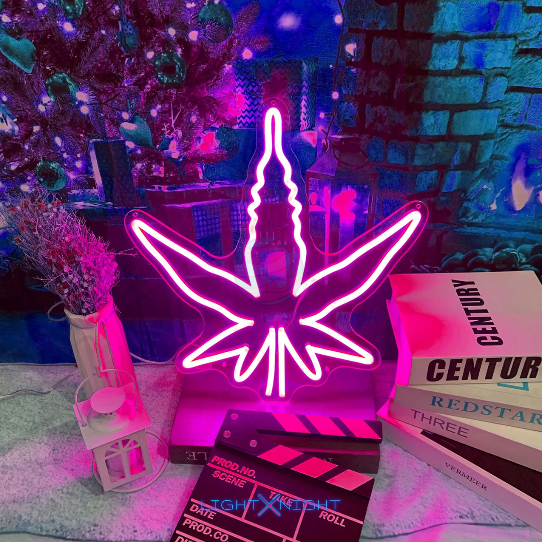 Weed Leaf Neon Sign