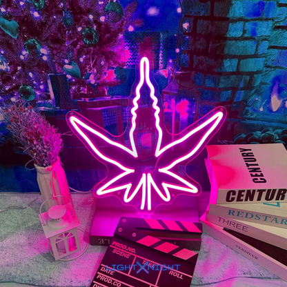 Weed Leaf Neon Sign