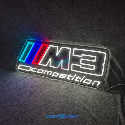 BMW M3 Competition Neon Sign