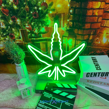 Weed Leaf Neon Sign