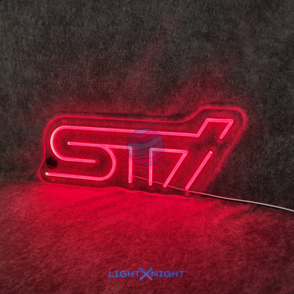Subaru STI Neon Sign
