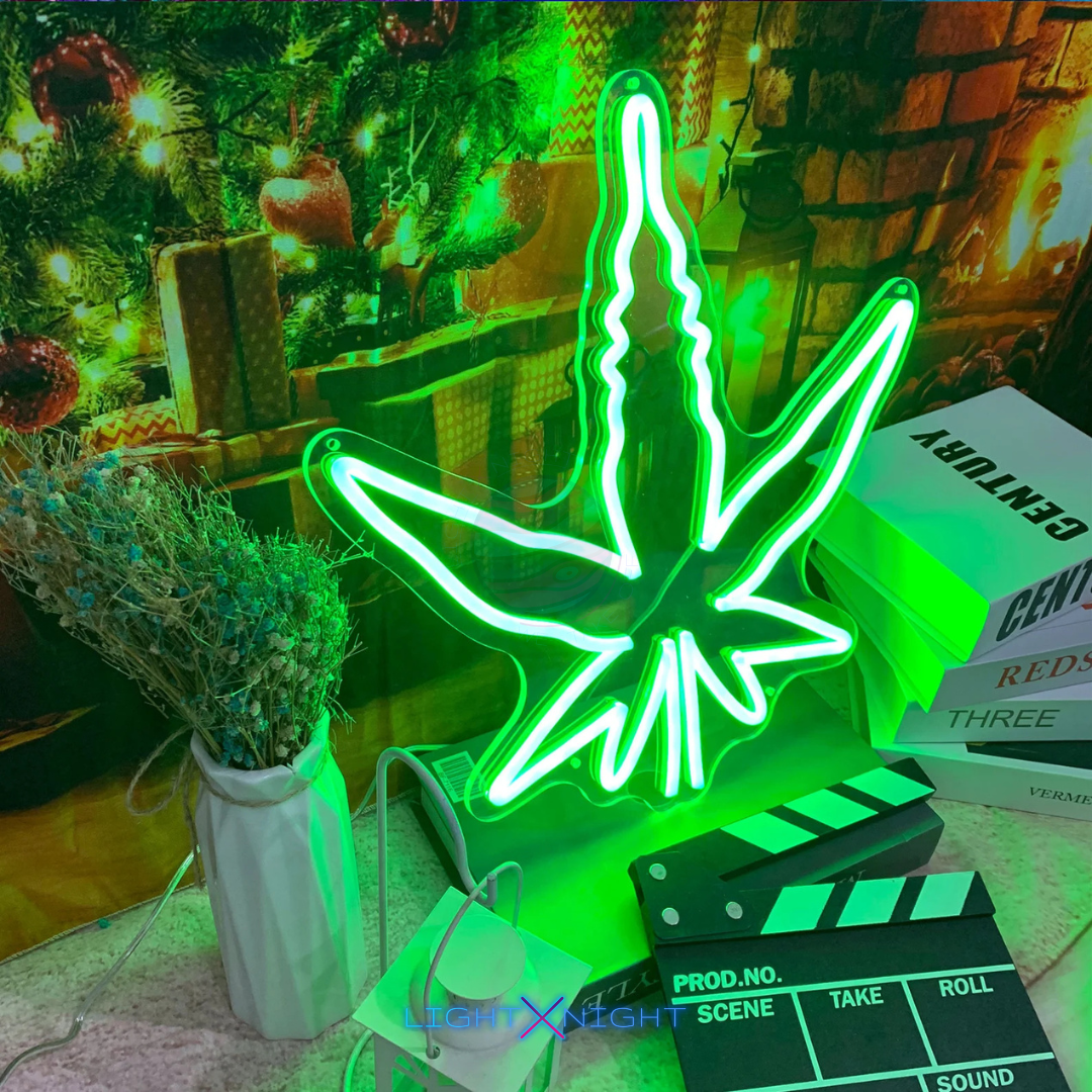 Weed Leaf Neon Sign