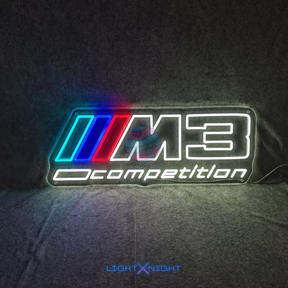 BMW M3 Competition Neon Sign
