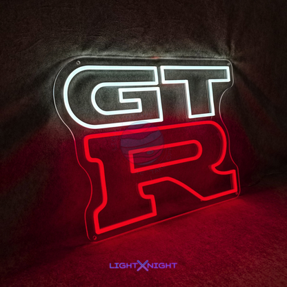 GTR Led Neon Sign, GTR Neon Light, Light X Night GTR Neon Sign