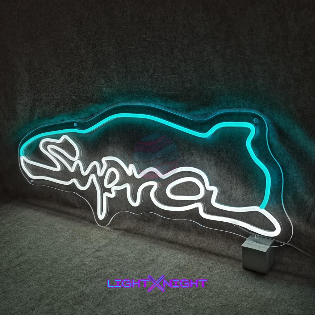 Supra Led Neon Sign, Supra Neon Light, Light X Night Supra Neon Sign