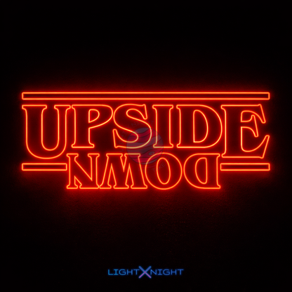 Upside Down Neon Sign