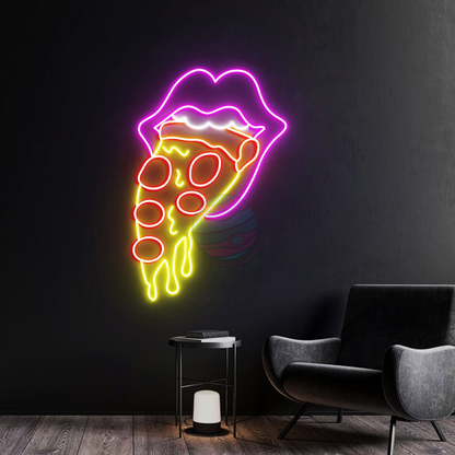 Pizza Neon Sign, Pizza Led Neon Light, Pizza Led Neon Sign