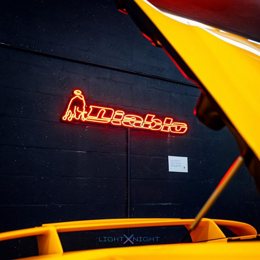 Lamborghini Diablo Neon Sign