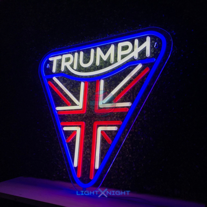 Triumph Neon Sign