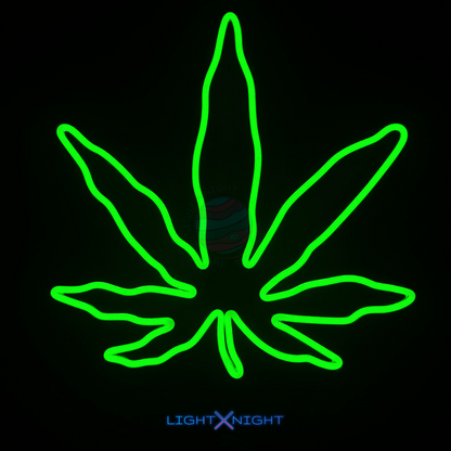 Cannabis Leaf Neon Sign