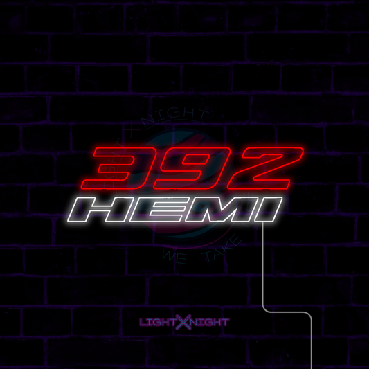 392 Hemi Neon Sign