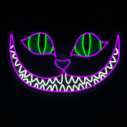 Cheshire Cat Neon Sign