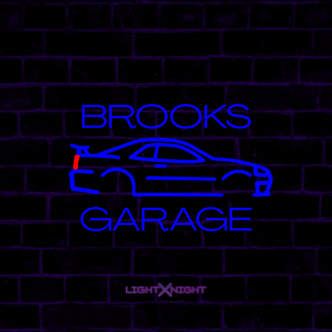 Brooks Garage Neon Sign