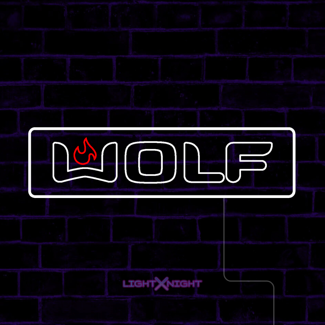 Wolf Neon Sign