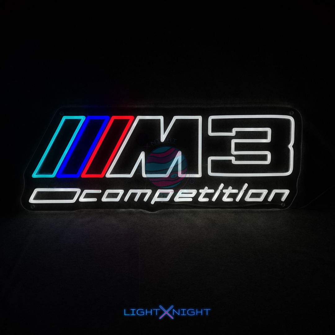 BMW M3 Competition Neon Sign