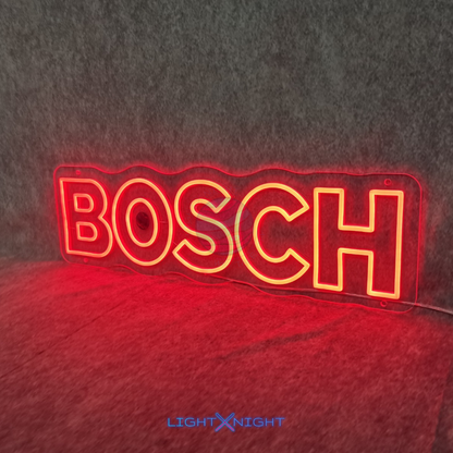 Bosch Font Neon Sign
