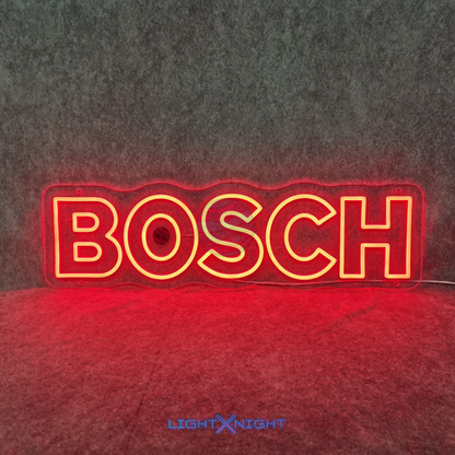 Bosch Font Neon Sign