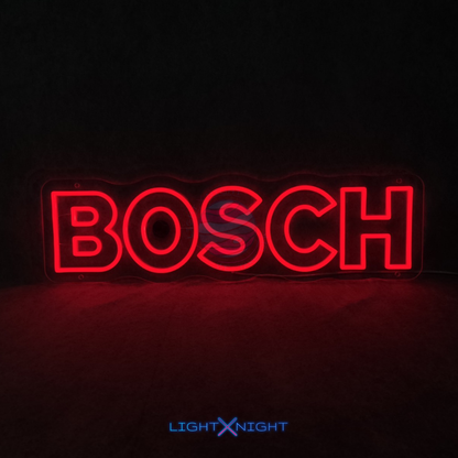 Bosch Font Neon Sign