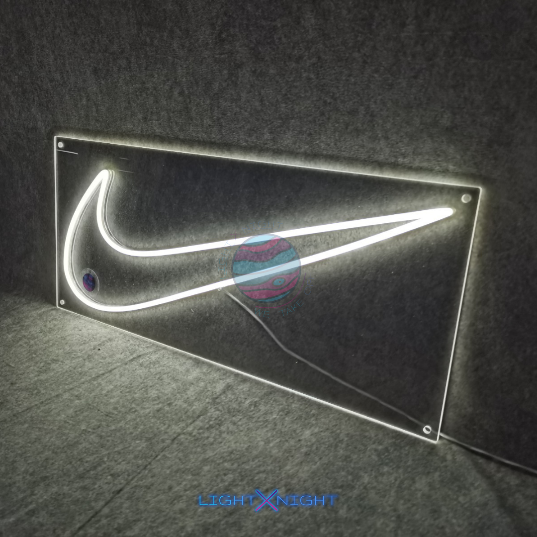 “Swoosh" Frame Neon Sign