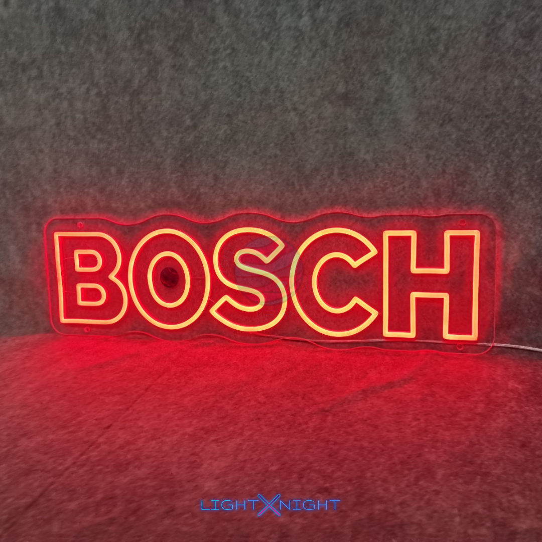 Bosch Font Neon Sign